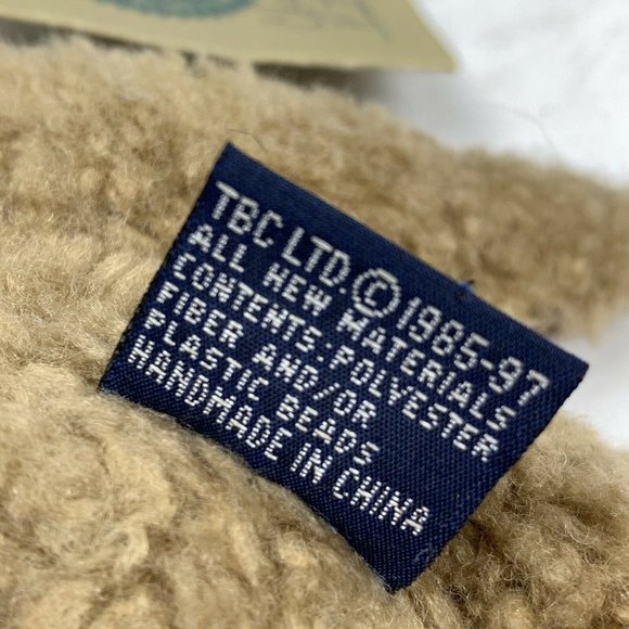 Boyds Bears Chauncey Fitzbruin 1997 Jointed Teddy Sailor Hat Collar Nautical 7" - Picture 5 of 6